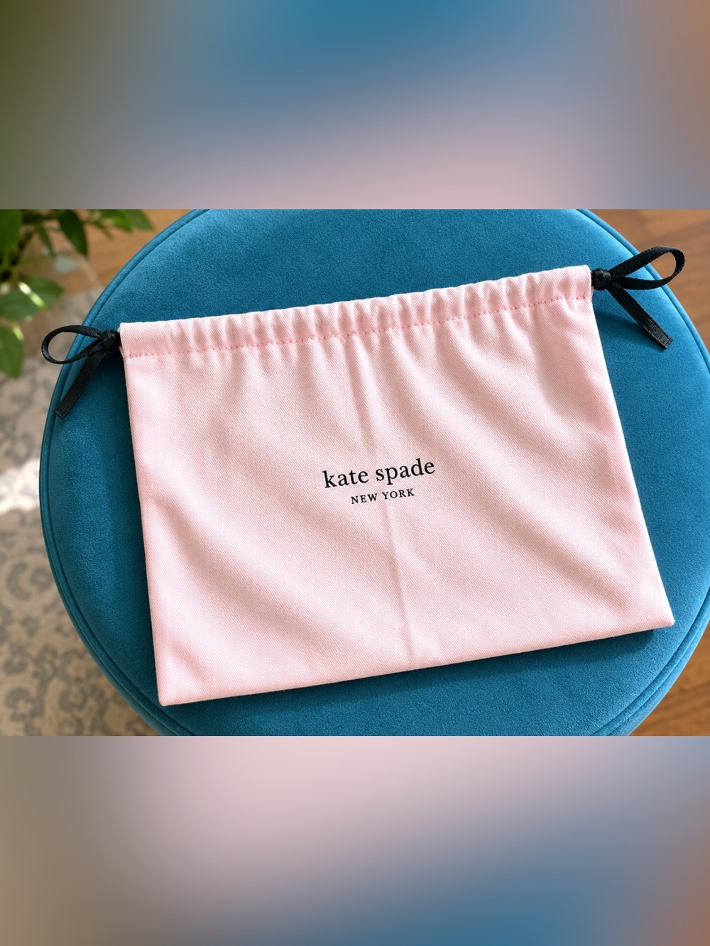 Pink Kate Spade New York dust bag